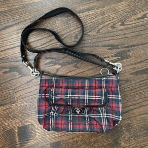 Coach Glitter Tartan Shoulder Bag / Purse